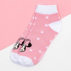 Носки "Minnie", Минни Маус, розовый, 12-14 см