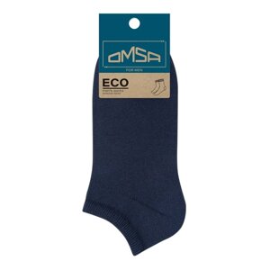 Носки мужские укороченные OMSA ECO, размер 45-47, цвет blu
