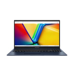 Ноутбук ASUS vivobook X1504ZA-BQ067, 15.6",i3-1215U, 8 гб, SSD 256 гб, UHD, DOS, темно-синий