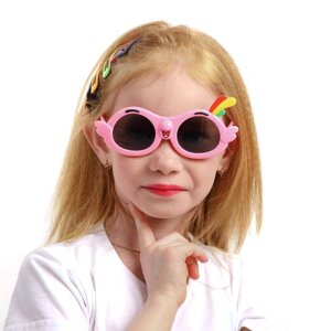 Очки солнцезащитные детские поляризационные, TR90, ширина 14 см, дужки 13 см