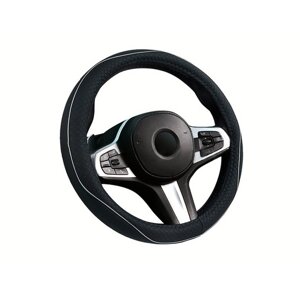 Оплётка на руль CarFashion CLUB, размер M, цвет черный/серый
