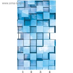 Панель потолочная PANDA Куб панно 4170 (упаковка 4 шт. 1,8х1 м