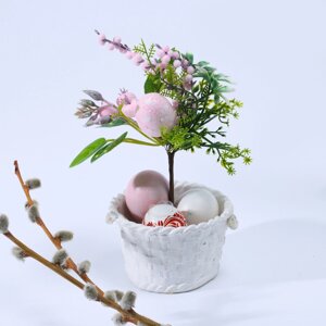 Пасхальный декор»Яйца розового цвета» 11 15 26 см