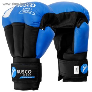 Перчатки для рукопашного боя RuscoSport, 6 унций, цвет синий