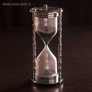 Песочные часы "Маеджа" латунь, алюминий (4 мин 30 сек) 7,5х7,5х17 см