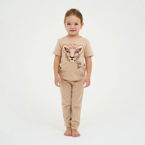 Пижама детская для девочки KAFTAN "Lion" рост 98-104 (30)