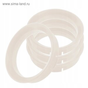 Пластиковое центровочное кольцо К&К 67,1-59,1 белые