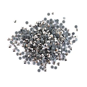 Пластиковые стразы POLE,6 серебряный камень, 1440 шт