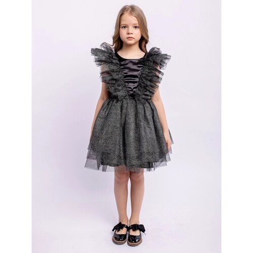 Платье «Эмми», рост 98 см, цвет черный