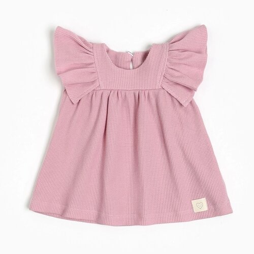 Платье Крошка Я BASIC LINE, рост 74-80 см, розовый