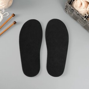 Подошва для вязания обуви "Эва" размер "36", толщина 4 (0,5) мм, черный