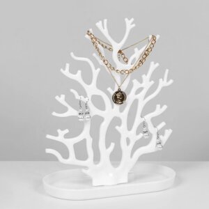 Подставка для украшений «Дерево», 241230 см, цвет белый