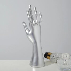 Подставка для украшений «Рука» 7,5624 см, цвет серебро