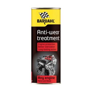 Присадка в масло bardahl engine ANTI WEAR, 400 мл