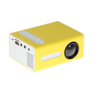 Проектор Unic T300, 800 лм,1920x1080, 800:1, ресурс лампы: 30000 часов, USB, HDMI, желтый