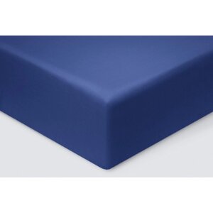 Простыня на резинке «Моноспейс», размер 90х200х23 см, цвет тёмно-синий