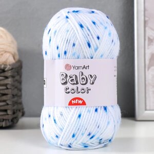 Пряжа "Baby color" 100% акрил 150м/50гр (210 син. голуб)