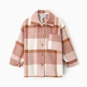 Рубашка детская KAFTAN утеплённая, размер 30 (98-104 см), розовая