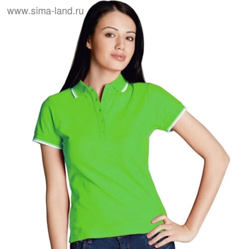 Рубашка женская, размер 52, цвет ярко-зелёный