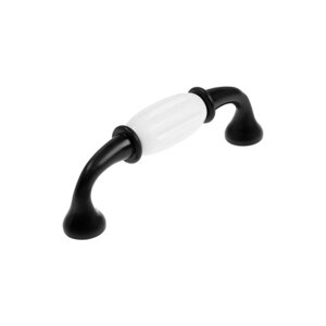 Ручка-скоба CAPPIO RSC012, пластик, м/о 96 мм, цвет черный