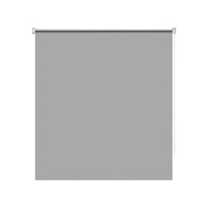 Рулонная штора «Блэкаут Плайн», 110x250 см, цвет серый