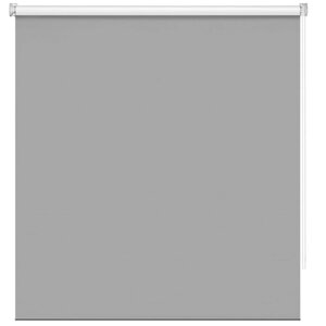 Рулонная штора блэкаут «Штрих», 120х160 см, цвет серый