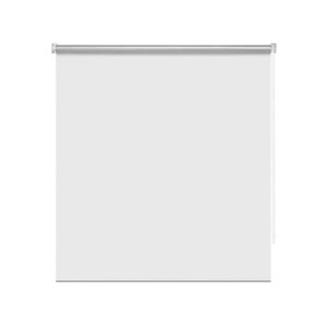 Рулонная штора «Блэкаут Штрих», 80x230 см, цвет белый