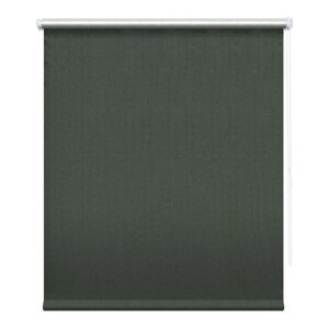Рулонная штора блэкаут «Сильвер», 78 х 175 см, цвет графит