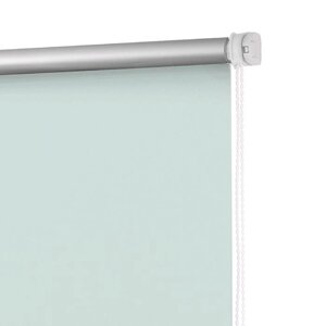 Рулонная штора блэкаут «Свежая мята», 160х175 см, цвет зеленый