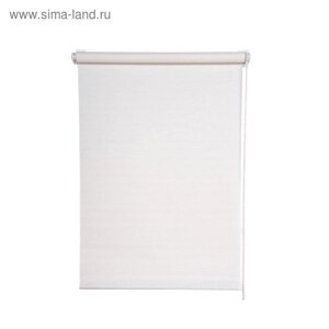 Рулонная штора «Натур», размер 160 х 160 см, цвет молочно-белый