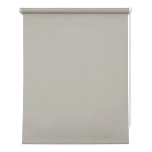 Рулонная штора «Плайн», 52х175 см, цвет светло-серый