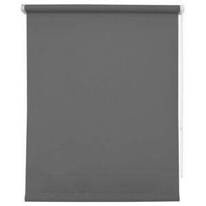 Рулонная штора «Плайн», 57х175 см, цвет темно-серый