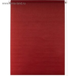 Рулонная штора «Плайн», 90 х 175 см, цвет красный