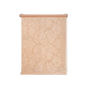 Рулонная штора «Романтика», 160х160 см, цвет персик