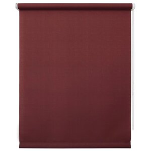 Рулонная штора «Шантунг», 48х175 см, цвет красный