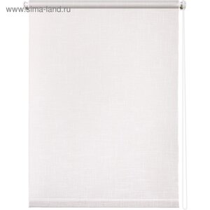 Рулонная штора «Шантунг», 90 х 175 см, цвет белый