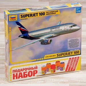 Сборная модель «Самолёт SuperJet 100», Звезда, 1:144,7009ПН)