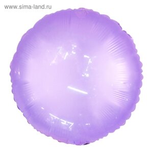 Шар полимерный 18"Неон", круг, цвет тёмно-фиолетовый