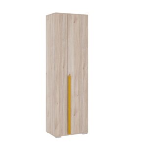 Шкаф двухдверный «Лайк 08.01», 620 420 2100 мм, цвет дуб мария / горчица