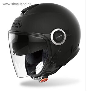 Шлем открытый HELIOS, матовый, размер S, чёрный