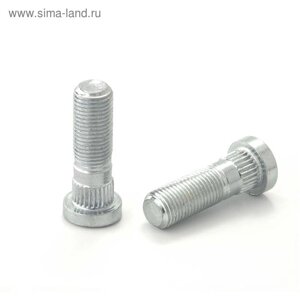 Шпилька M12x1,5, 48,5/31, Шлицы D12.8, цинк