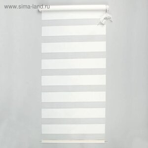 Штора-ролет «День и Ночь», 140 х 160 см, цвет белый