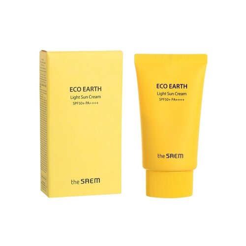 Солнцезащитный крем Eco Earth Light Sun Cream SPF 50+ PA 50g