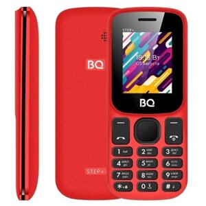 Сотовый телефон BQ M-1848 Step+1.77", 2 sim, microSD, 600 мАч, черно-красный