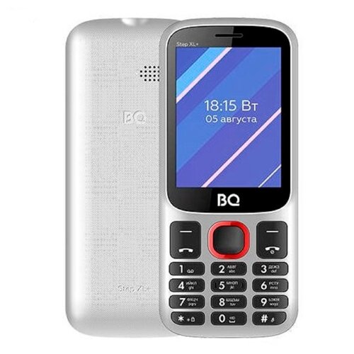 Сотовый телефон BQ M-2820 Step XL+2.8", 2 sim, 32Мб, microSD, 1000 мАч, бело-красный