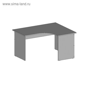 Стол угловой правый СЭП14.12.7, 1400х1150/680х750 мм, серый