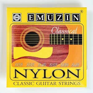 Струны для классической гитары "NYLON"1-3 -мононить,4-6 -обмотка латунь/028 -049/