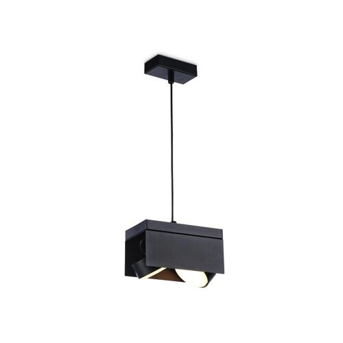 Светильник подвесной со сменной лампой Ambrella light, GX Standard tech, TN70859, 2хGX53, цвет чёрный песок