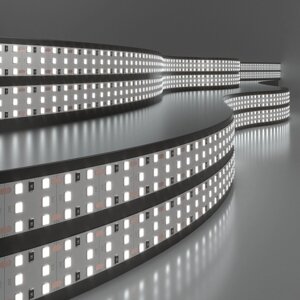 Светодиодная лента Elektrostandard, IP20, 360LED/м, 26Вт, трехрядная 6500К, свечение холодное белое