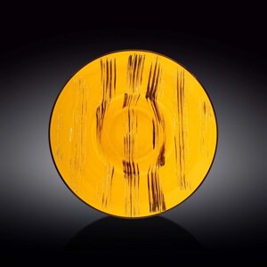 Тарелка глубокая Wilmax England Scratch, d=27 см, 250 мл, цвет жёлтый
